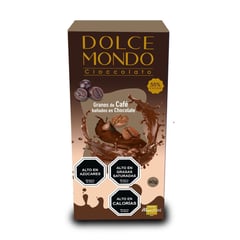 DOLCE MONDO - Granos de Café Bañados en Chocolate 55% Cacao 60 g