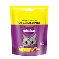 WHISKAS - Snacks para Gato Sabor Pollo 40 g