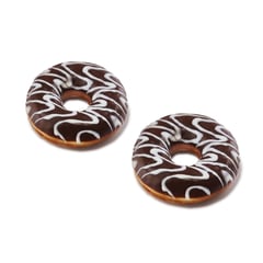 ITACARE - Pack Donuts Chocolate Hilos Blancos 2 x 47 g