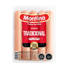 MONTINA - SALCHICHA TRADICIONAL 250G GR