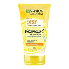 GARNIER - Gel de Limpieza Express Aclara Vitamina C Skinactive 150 ml