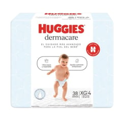 HUGGIES - Pañales Desechables Dermacare XG 38 Un