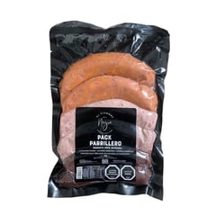 EL FIAMBRE DEL NEGRO - Pack Parrillero Longaniza, Chorizo y Morcilla 720 g