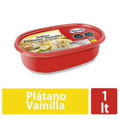 TRENDY - Helado de Leche Sabor Plátano Vainilla Cassata 1 L