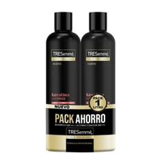 TRESEMME - Pack Shampoo y Acondicionador Keratina Antifrizz 2 x 500 ml