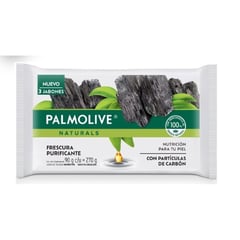 PALMOLIVE - Jabón Natural Carbón 3 x 90 gr