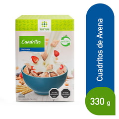 TOTTUS - Cereal Cuadritos de Avena 330 g