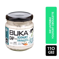 BUKA - Aderezo Dip Untable Sabor Yoghurt Ciboullete 110 g