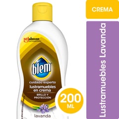 BLEM - Lustramuebles Crema Aroma Lavanda 200ml