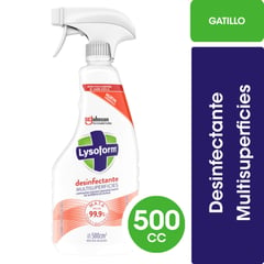 LYSOFORM - Desinfectante Ambiental Gatillo Multisuperficies 500 ml