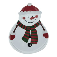 CASA JOVEN - PLATO SNOWMAN 26CM