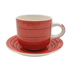 CASA JOVEN - GRANEL PLATO TAZA ROSA BLOSSOM