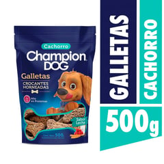 CHAMPION DOG - Galletas Para Cachorros Sabor Leche 500 g