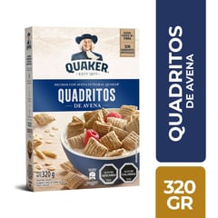 QUAKER - Cereal Quadritos Avena Original 320 g