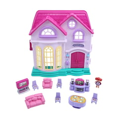 KIDS`N PLAY - CASA DE MUNECA CON LUZ Y SONIDO