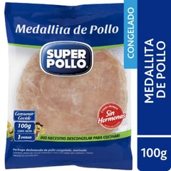 SUPER POLLO - Medallita de Pollo Congeladas 100 g