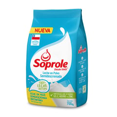 SOPROLE - Leche Semidescremada en Polvo 700 g