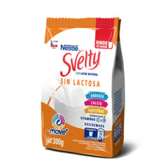 SVELTY - Leche en Polvo Sin Lactosa 300 g