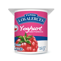 FUNDO LOS ALERCES - Yoghurt Sabor Frambuesa 120 g