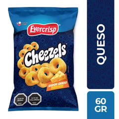 EVERCRISP - Cheezels Queso 60 g