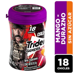 TRIDENT - CHICLE DURAZNO MANGO 37.8GR