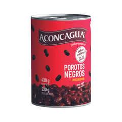 ACONCAGUA - Conserva Porotos Negros Sin Sal 420 g