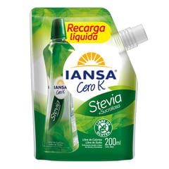 IANSA CERO K - Endulzante Stevia Iansa CeroK 200 ml