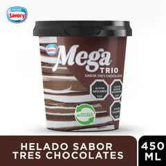 MEGA - HELADO CHOCOLATE TRIO 450 ML