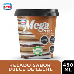 MEGA - HELADO DULCE DE LECHE TRIO 450 ML