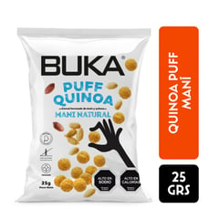 BUKA - Snack Puff Quinoa Maní 25 g