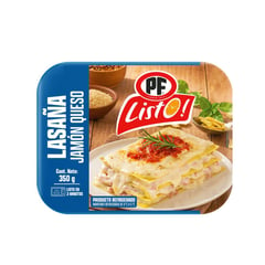 PF LISTO - Lasaña Jamón y Queso 350 g