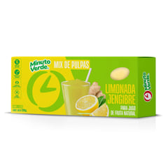 MINUTO VERDE - Pulpa Limonada y Jengibre Congelada 335 g