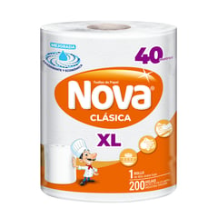 NOVA - TOALLA DE PAPEL CLASICA 40M X1