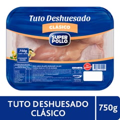 SUPER POLLO - Trutros de Pollo Deshuesado Clásico 750 g