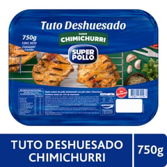 SUPER POLLO - Trutros de Pollo Deshuesado Sabor Chimichurri 750 g