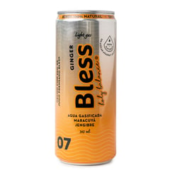 BLESS - Agua Gasificada Ginger Maracuyá Jengibre 310 ml