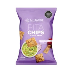 ALMADRE - Snack Pita Chips Sabor Cebolla 170 g