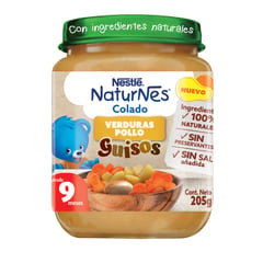 NATURNES - Colado Verduras y Pollo 205 g