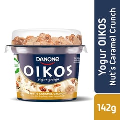 OIKOS - Yoghurt Griego Nuts Caramel Crunch 142 g