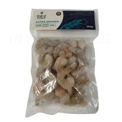 ORIGINAL PRODUCT - Camarón Ecuatoriano Extra Grande Pelado, Crudo y Desvenado 500 g