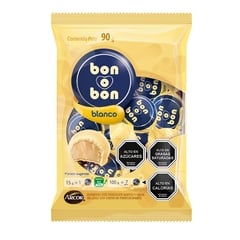 BON O BON - Bombones de Chocolate Blanco 90 g