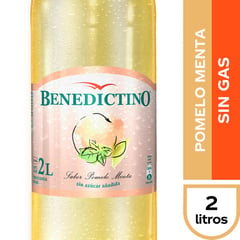 BENEDICTINO - AGUA SAB POMELO MENTA 2 LT