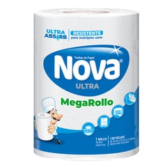 NOVA - Toalla de Papel Mega Rollo 26 mts