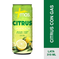 MAS - Pack Aguas Citrus con Gas 6 x 310 ml