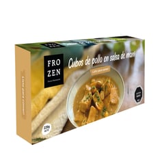 FRO ZEN - Cubitos de Pollo en Salsa de Maní Congelados 220 g