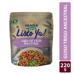 IANSA AGRO - Guiso de Trigo Ancestral Listo Ya! 220 g