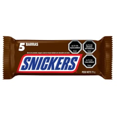 SNICKERS - Pack Chocolate en Barra 5 x 14.6 g