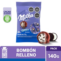 MILKA - Bombón Relleno Oreo 140 g